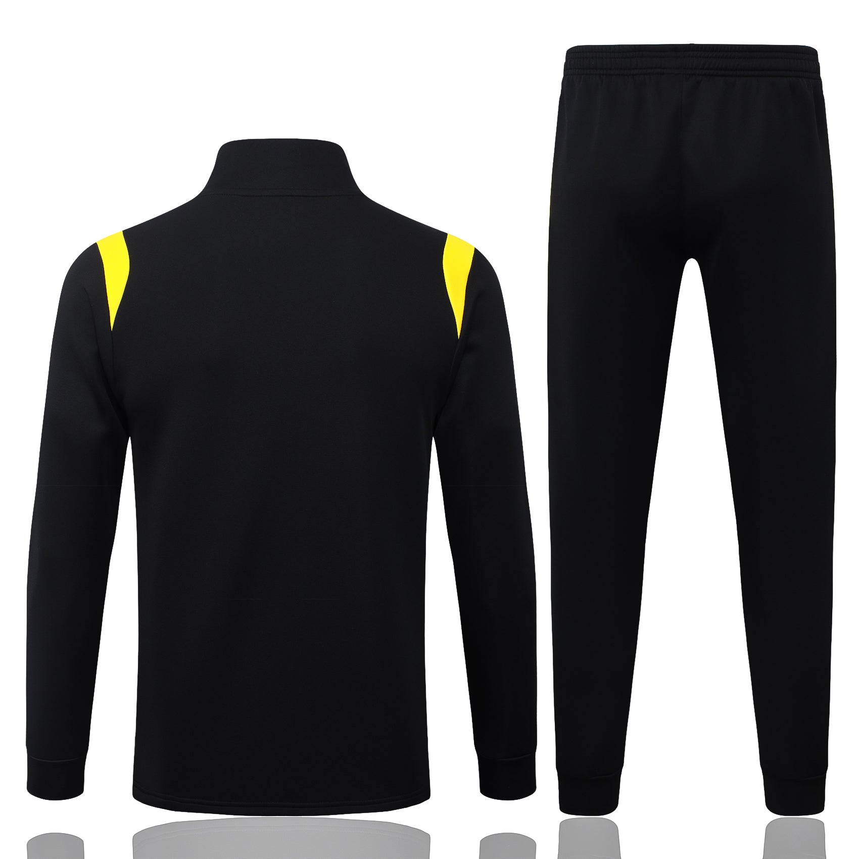 Conjunto de Inverno Brasil Jordan 2026 - Preto e amarelo