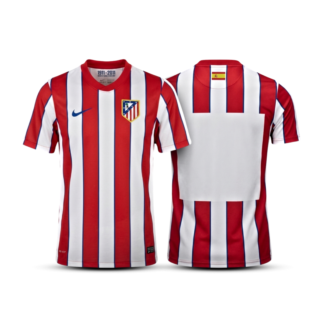 Camisa Retrô Atlético de Madrid Home Edição Champions League - 2011/12