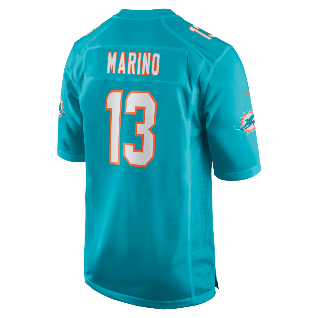 Camisa NFL Dan Marino Aqua Miami Dolphins Game Retired Player - Pronta entrega