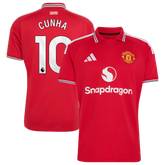 Camisa Manchester United Home 2026/27 - Cunha 10 - Pronta entrega