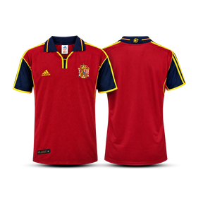 Camisa Espanha Home Retrô - 2000