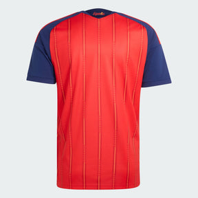 Camisa Espanha Home 2026 Torcedor Masculino - 2 estrelas + Patch Campeã da Copa do Mundo