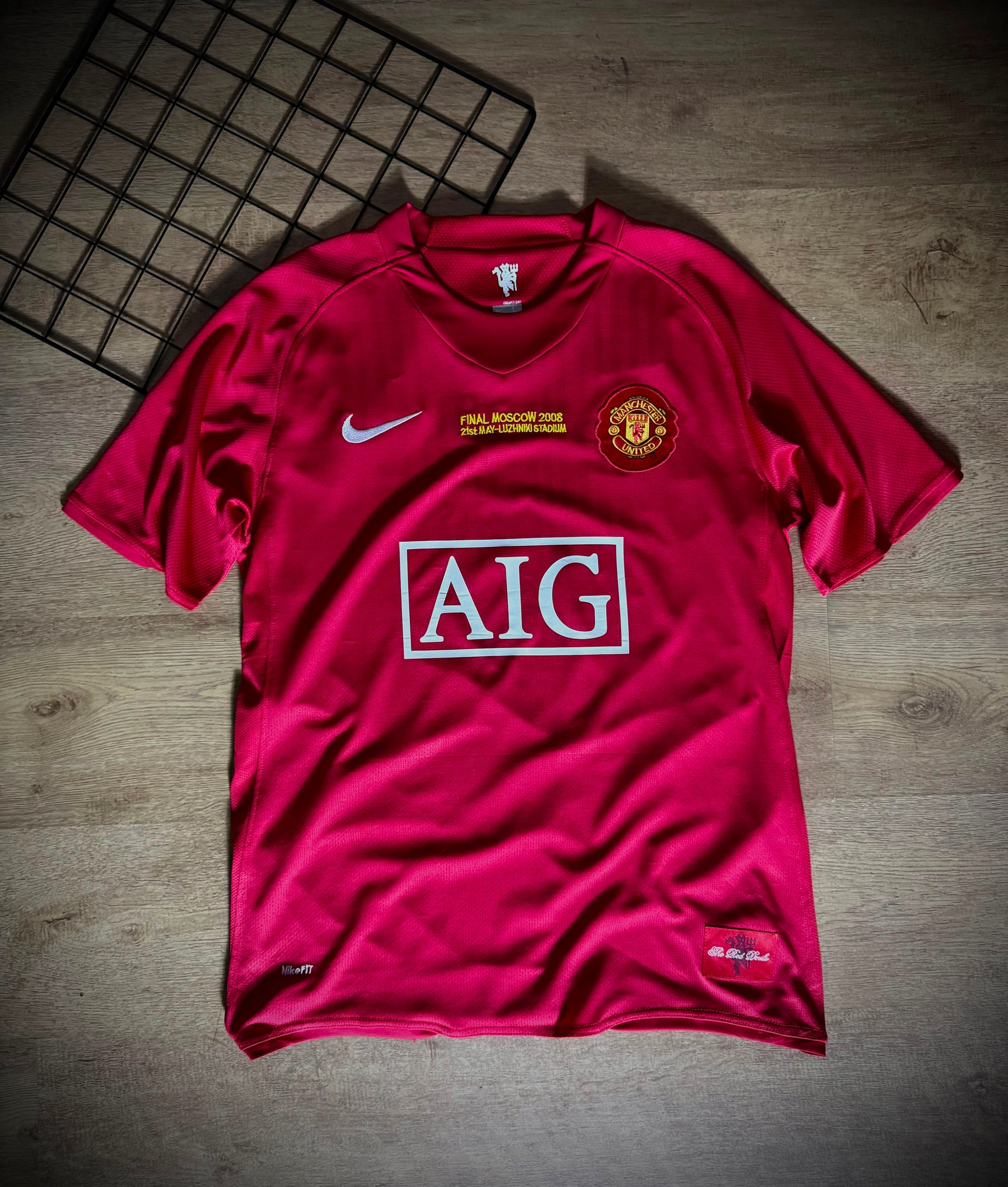 Camisa Manchester United Retrô 2008 - Ronaldo 7  - Pronta entrega