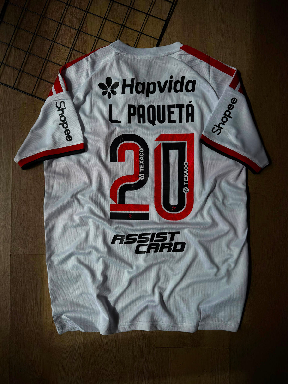 Camisa Flamengo Away 2026 - Pronta entrega - Patrocínios + L.Paquetá 20