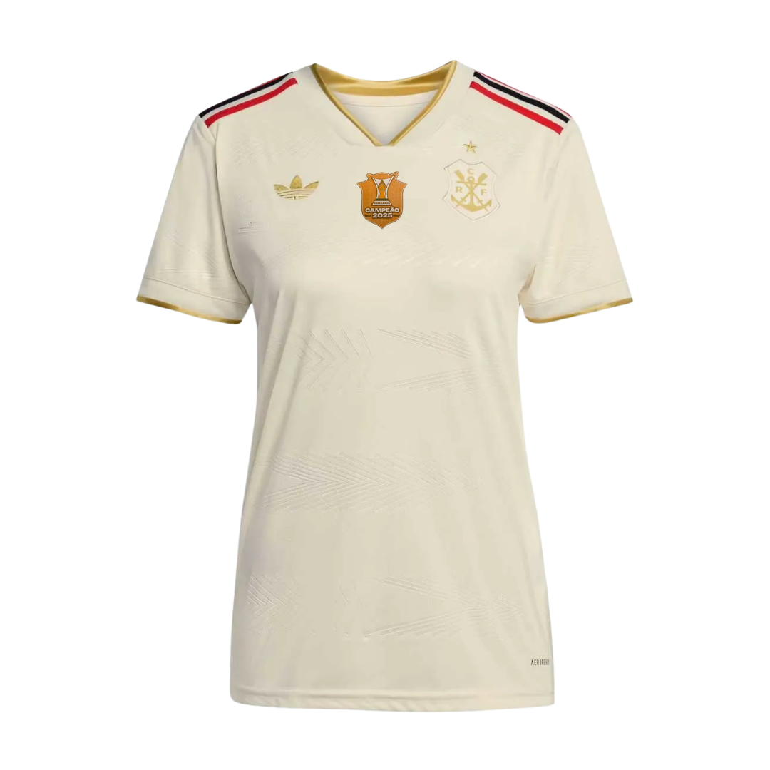 Camisa do Flamengo Feminina Third - 2025/26 com Patch de Campeão Brasileiro