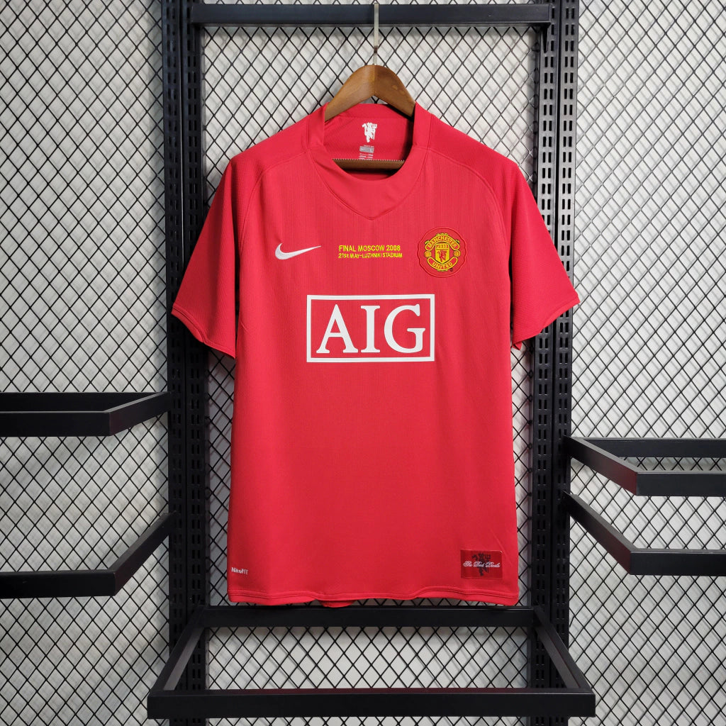 Camisa Manchester United Retrô 2008 - Ronaldo 7  - Pronta entrega