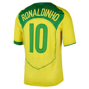 Camisa Brasil Home 2004 - Ronaldinho - Pronta entrega