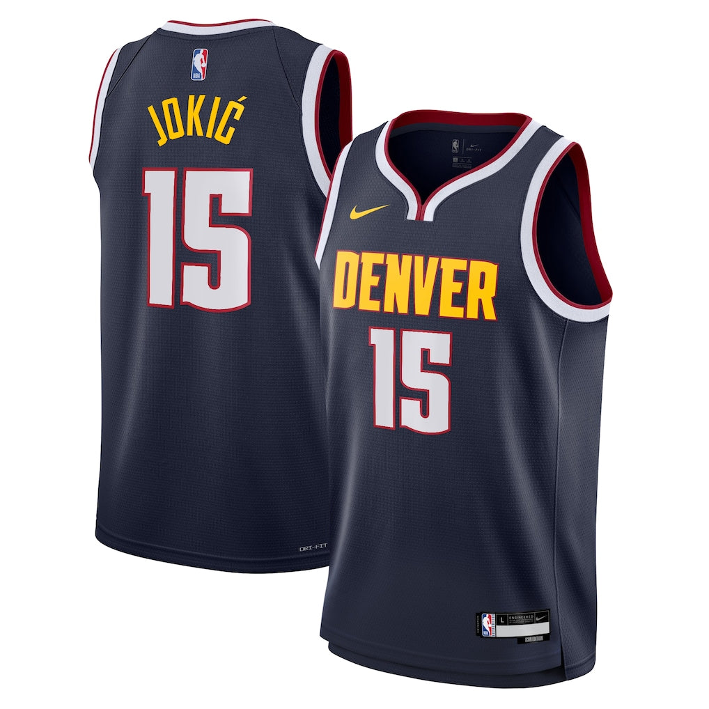 Regata NBA Denver Nuggets 25/26 Icon Edition - Nikola Jokic