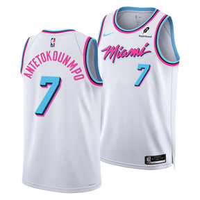 Regata Miami Heat Vice Edition NBA - Giannis Antetokounmpo