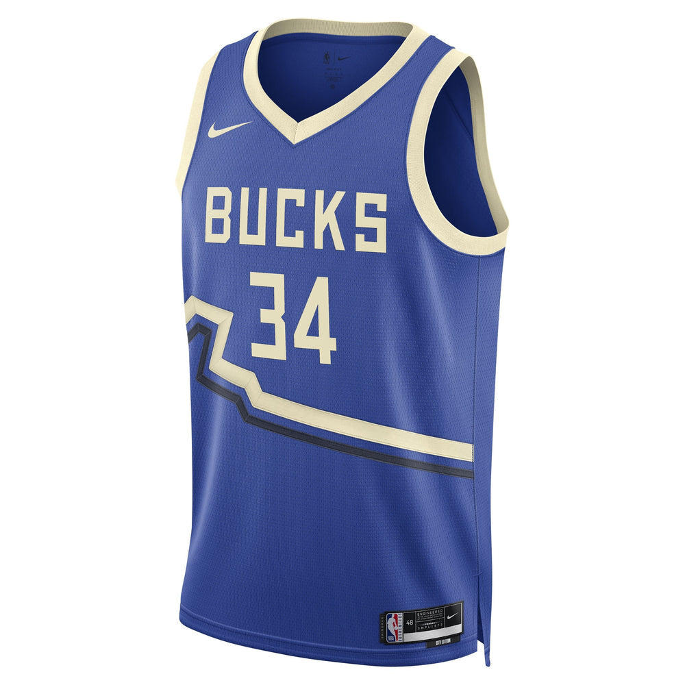 Regata Milwaukee Bucks City Edition NBA 24/25 - Giannis Antetokounmpo