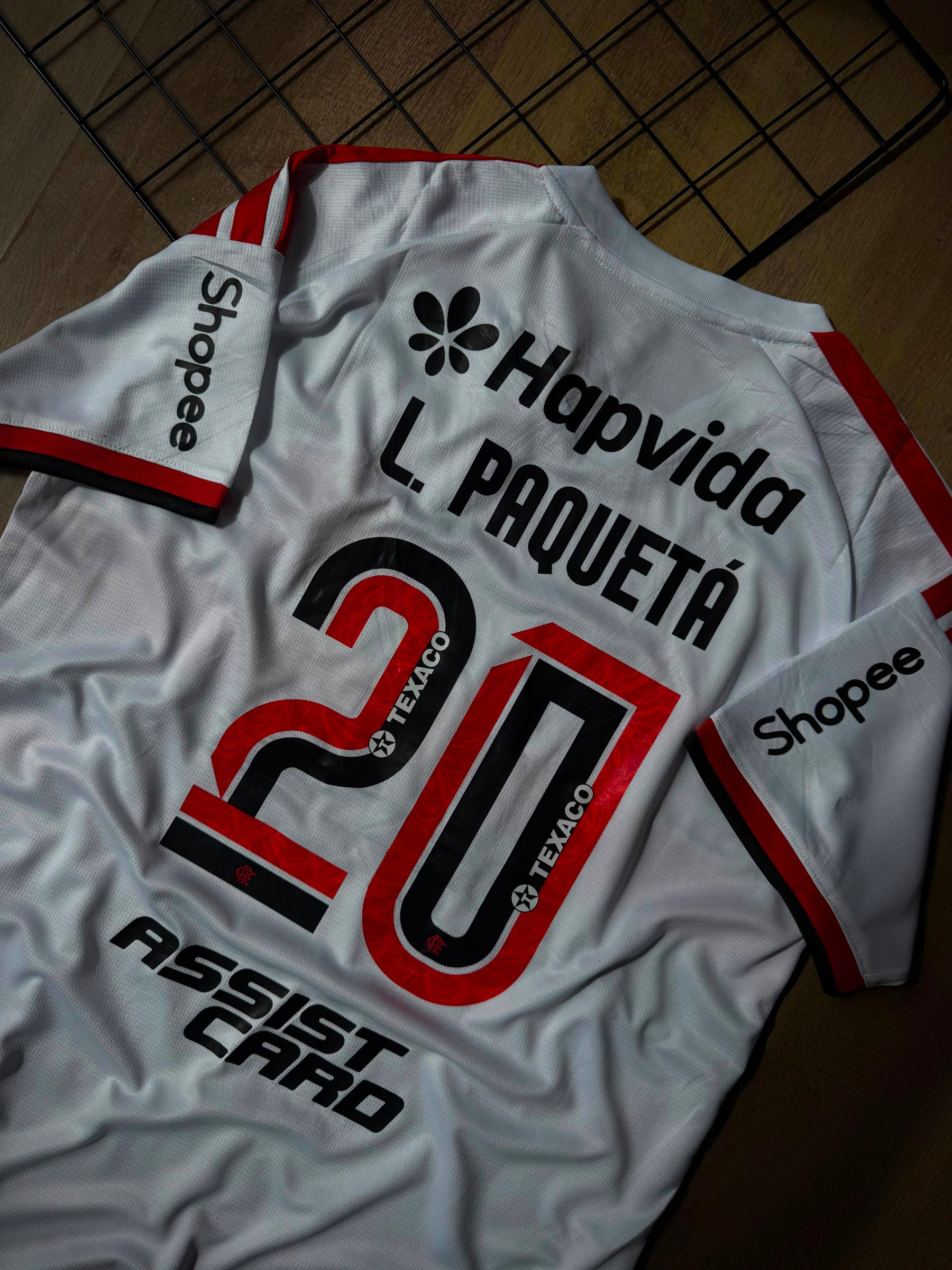 Camisa Flamengo Away 2026 - Pronta entrega - Patrocínios + L.Paquetá 20