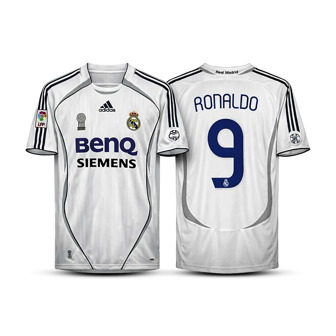 Camisa Real Madrid Retrô 2006/07 Home – Ronaldo #9