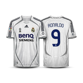 Camisa Real Madrid Retrô 2006/07 Home – Ronaldo #9