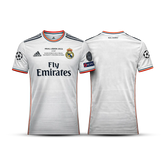 Camisa Retrô Real Madrid Home 2013/14 + Patches