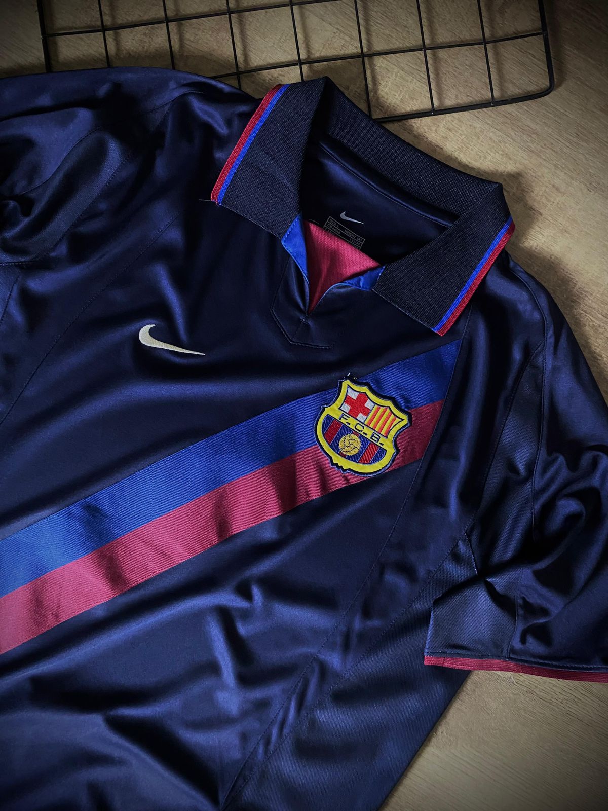 Camisa Barcelona Retrô 2003 - Pronta entrega