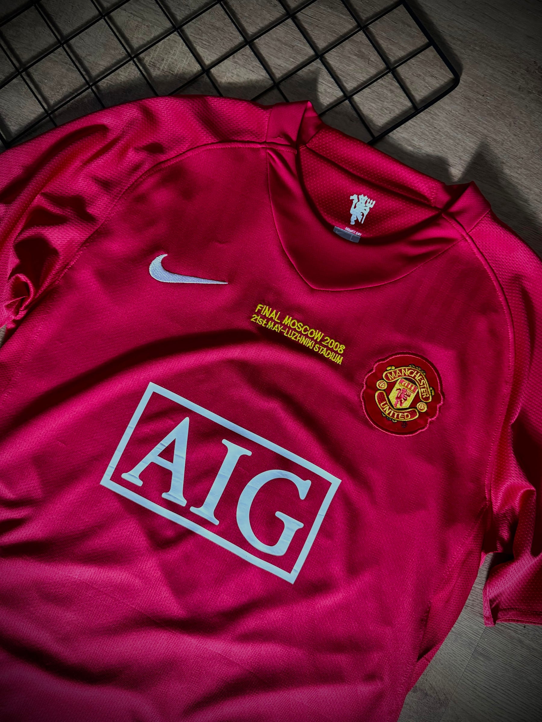 Camisa Manchester United Retrô 2008 - Ronaldo 7  - Pronta entrega