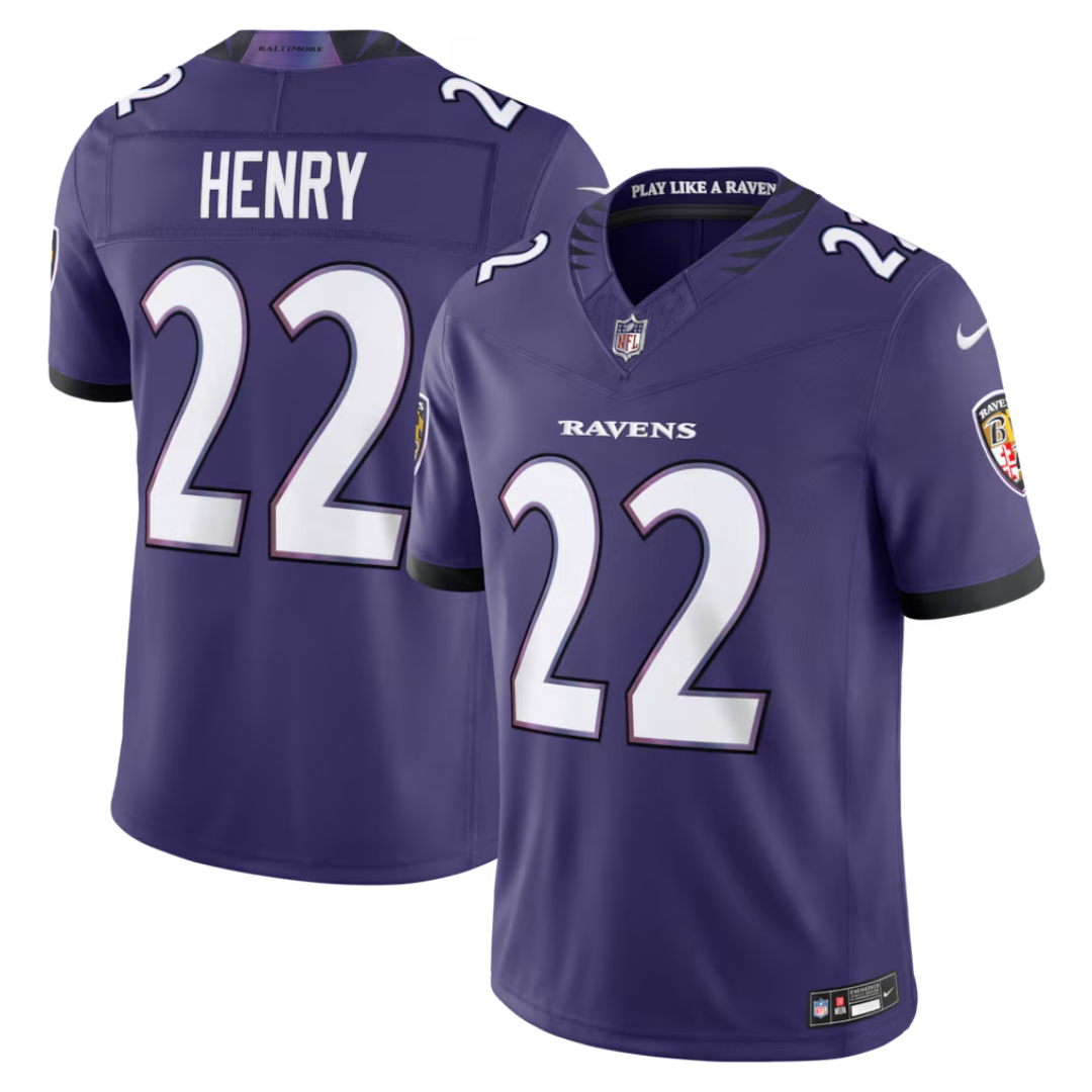 Camisa NFL Baltimore Ravens Vapor Limited Purple 2026 - Derrick Henry