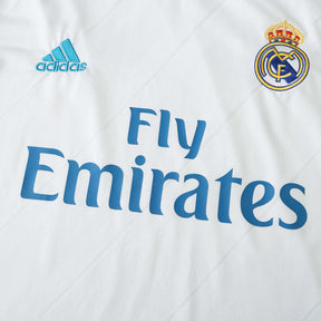 Camisa Retrô Real Madrid Home 2017/18 Torcedor Masculina
