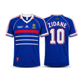 Camisa França Home Retrô 1998 - Zidane - Pronta entrega