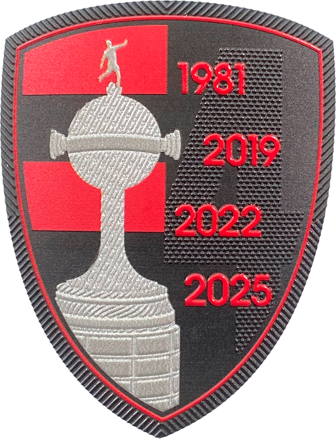 PATCH CONMEBOL LIBERTADORES TITULOS ANOS - FLAMENGO
