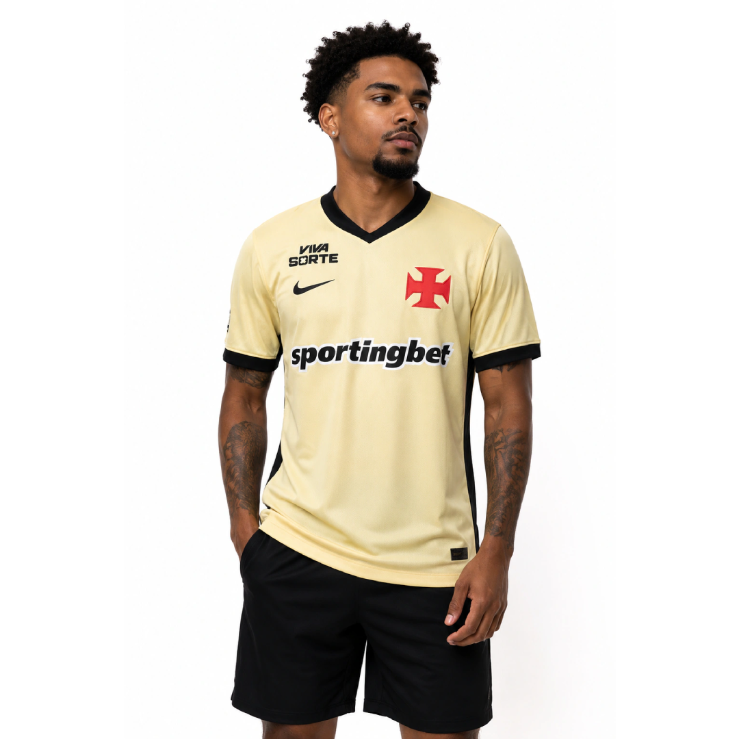Camisa do Vasco Third 2026 - Todos os Patrocinadores