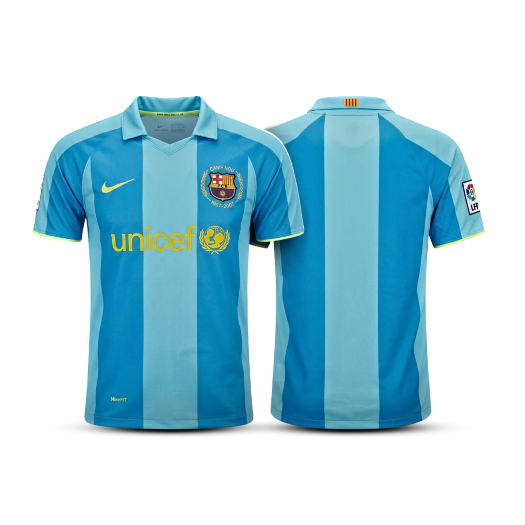 Camisa Retrô Barcelona Away 2007/08