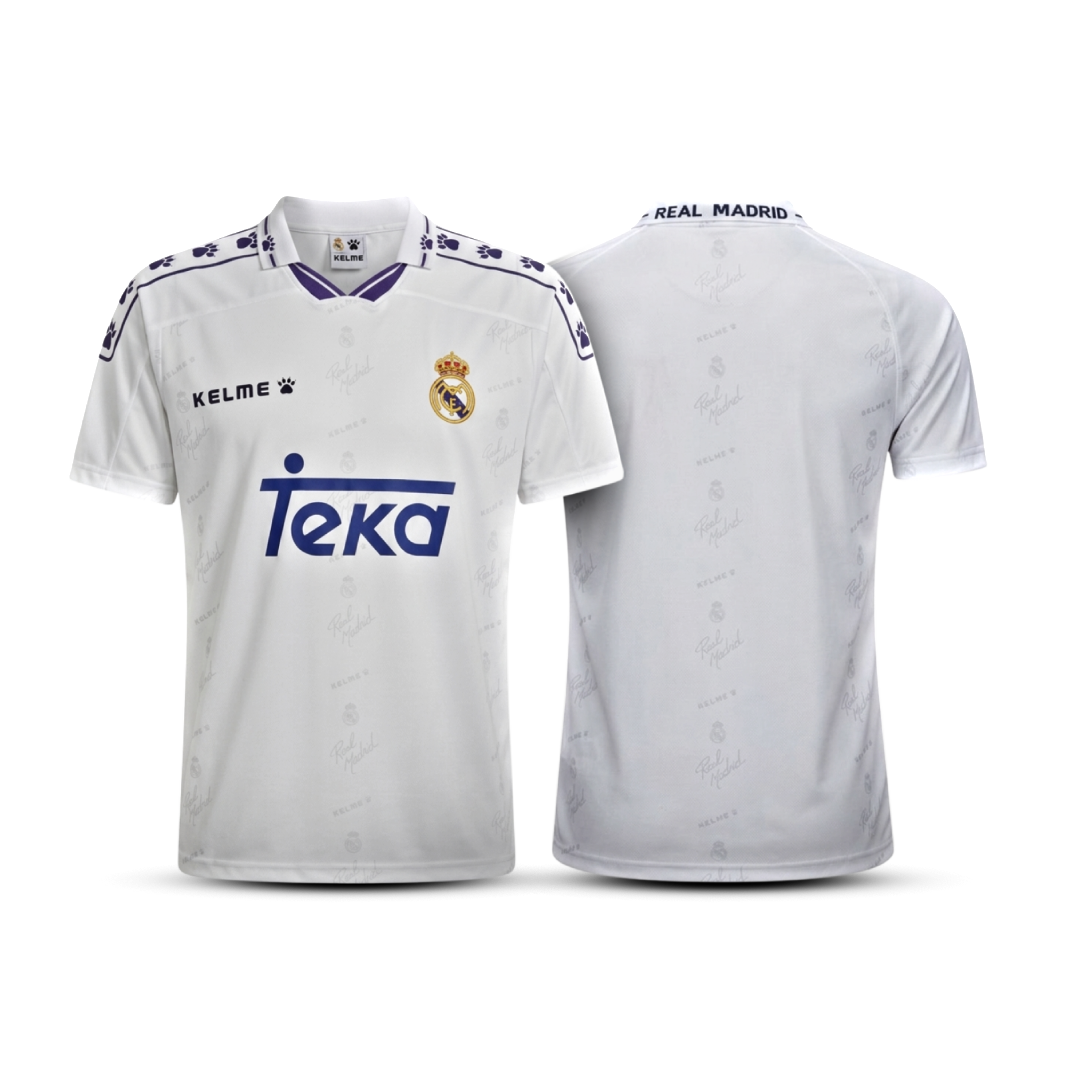 Camisa Retrô Real Madrid Home - 1996/97