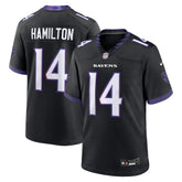 Camisa NFL Baltimore Ravens Vapor Limited Black Alternate 2026 - Hamilton