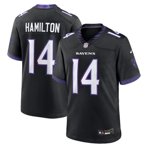 Camisa NFL Baltimore Ravens Vapor Limited Black Alternate 2026 - Hamilton