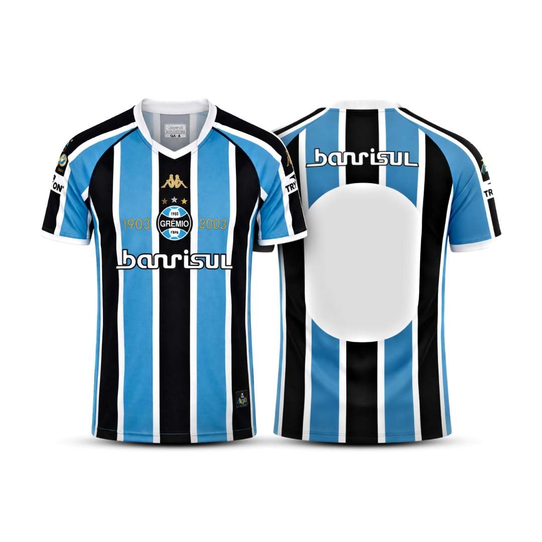 Camisa Grêmio Retrô 2003 - Comemorativa 100 anos