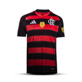 Camisa do Flamengo Home - 2025/2026 + Patchs Libertadores e Brasileiro