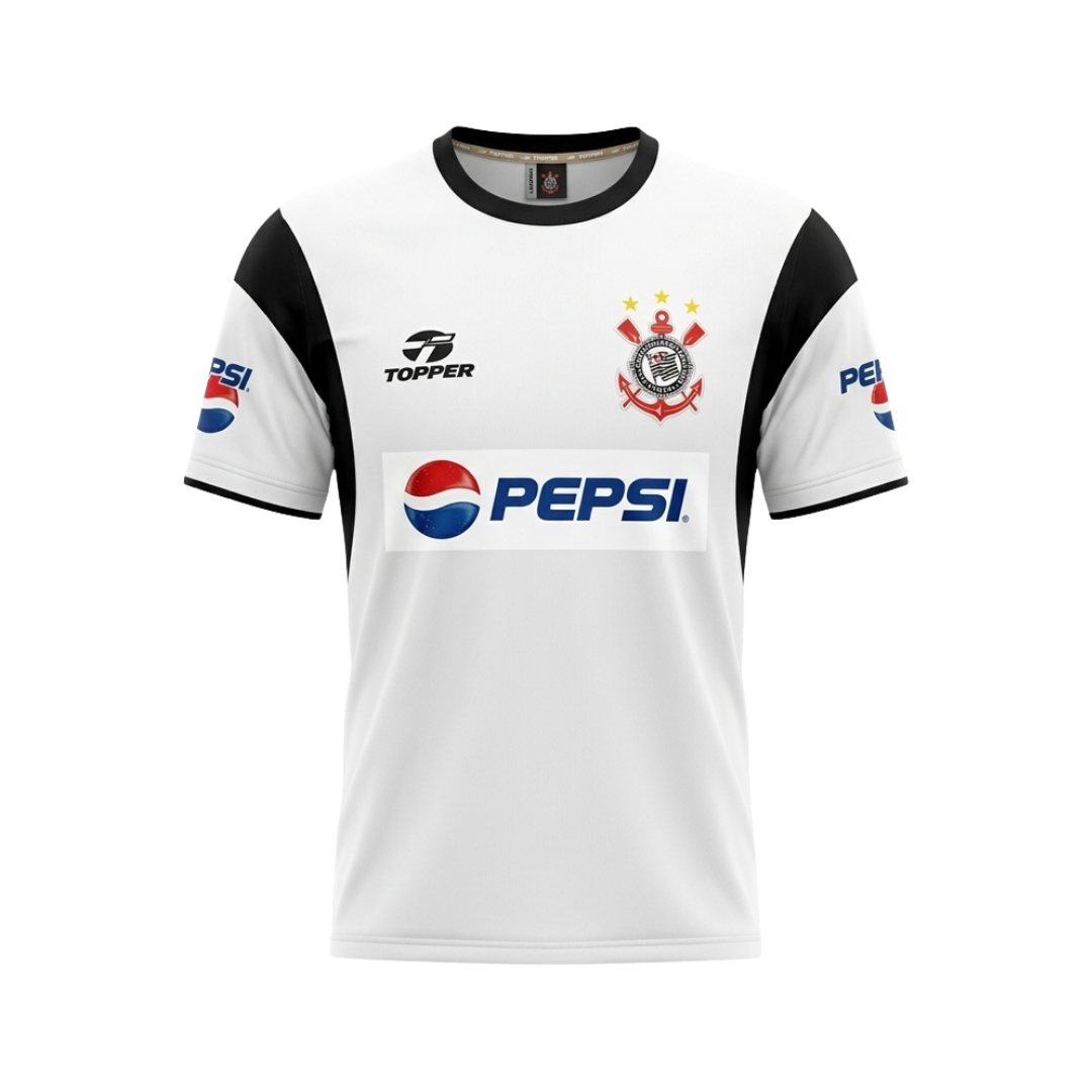 Camisa Corinthians Retrô Home 2003