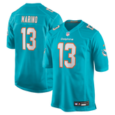 Camisa NFL Dan Marino Aqua Miami Dolphins Game Retired Player - Pronta entrega