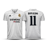 Camisa Real Madrid Retrô 2002/03 Home – Ronaldo #11