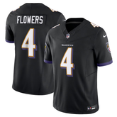 Camisa NFL Baltimore Ravens Nike Black Vapor Limited - Zay Flowers