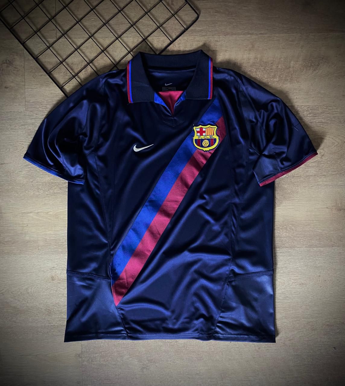 Camisa Barcelona Retrô 2003 - Pronta entrega