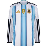Camisa da Argentina Home Copa 2026 - Versão Jogador Manga Longa