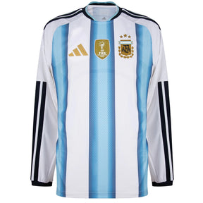 Camisa da Argentina Home Copa 2026 - Versão Jogador Manga Longa