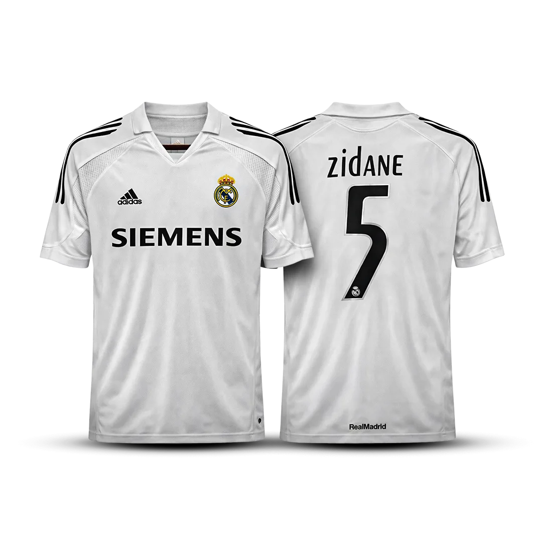 Camisa Real Madrid Retrô 2005/06 Home – Zidane #5
