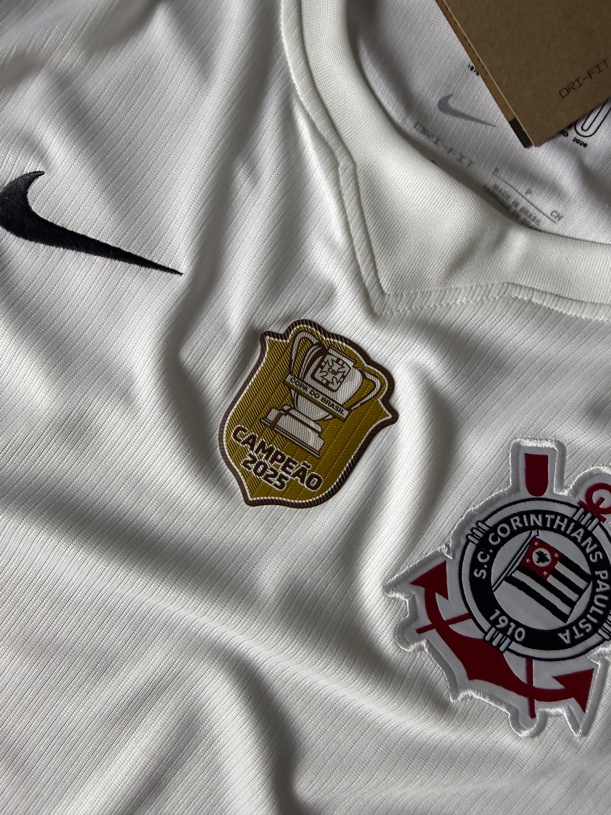 Camisa do Corinthians Home 2026 + Patch Copa do Brasil - Pronta entrega