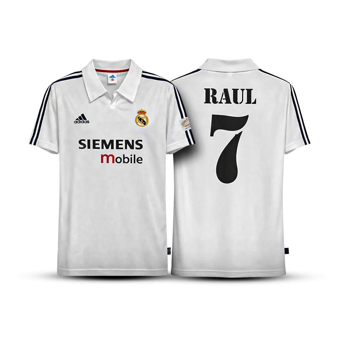 Camisa Real Madrid Retrô 2003/04 Home – Raul #7