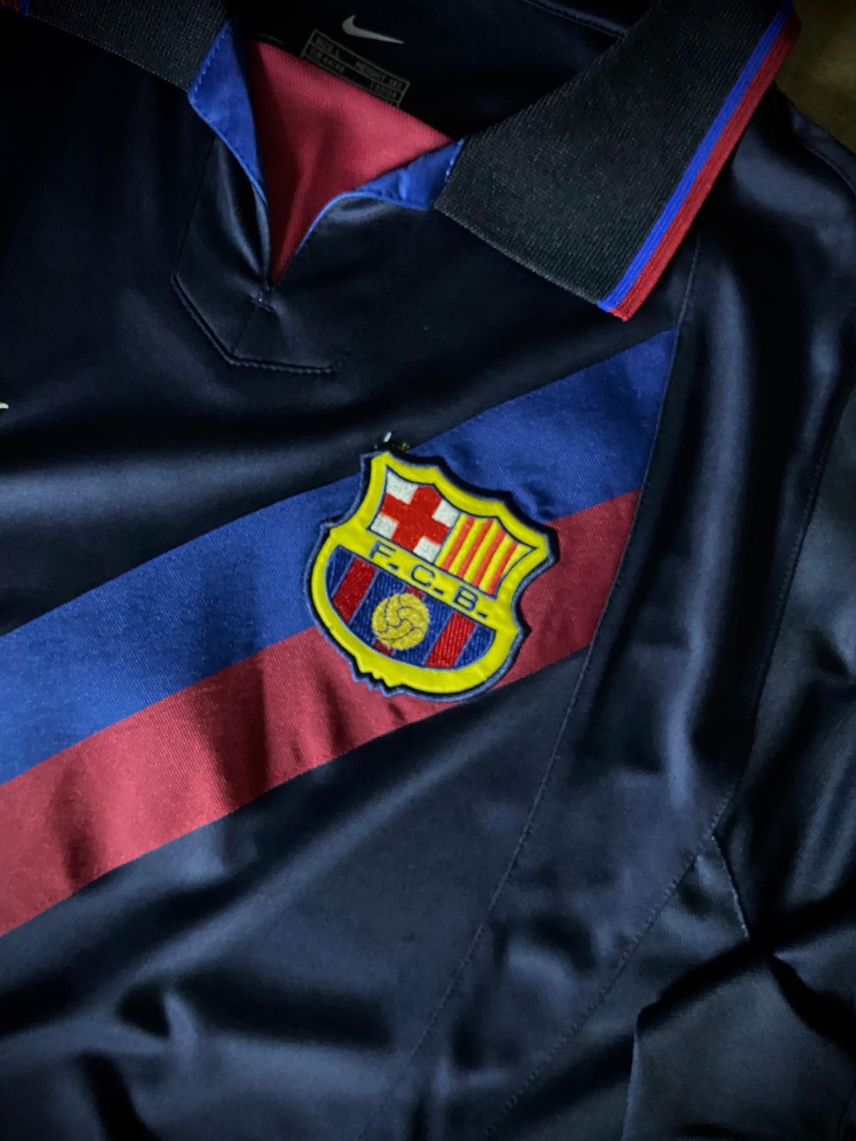 Camisa Barcelona Retrô 2003 - Pronta entrega