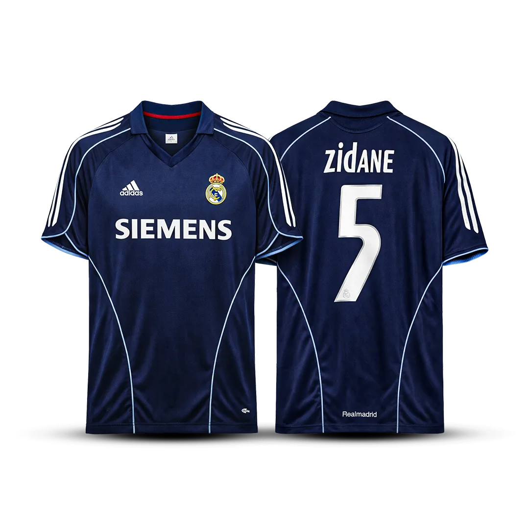 Camisa Real Madrid Retrô 2005/06 Away – Zidane #5