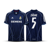 Camisa Real Madrid Retrô 2005/06 Away – Zidane #5