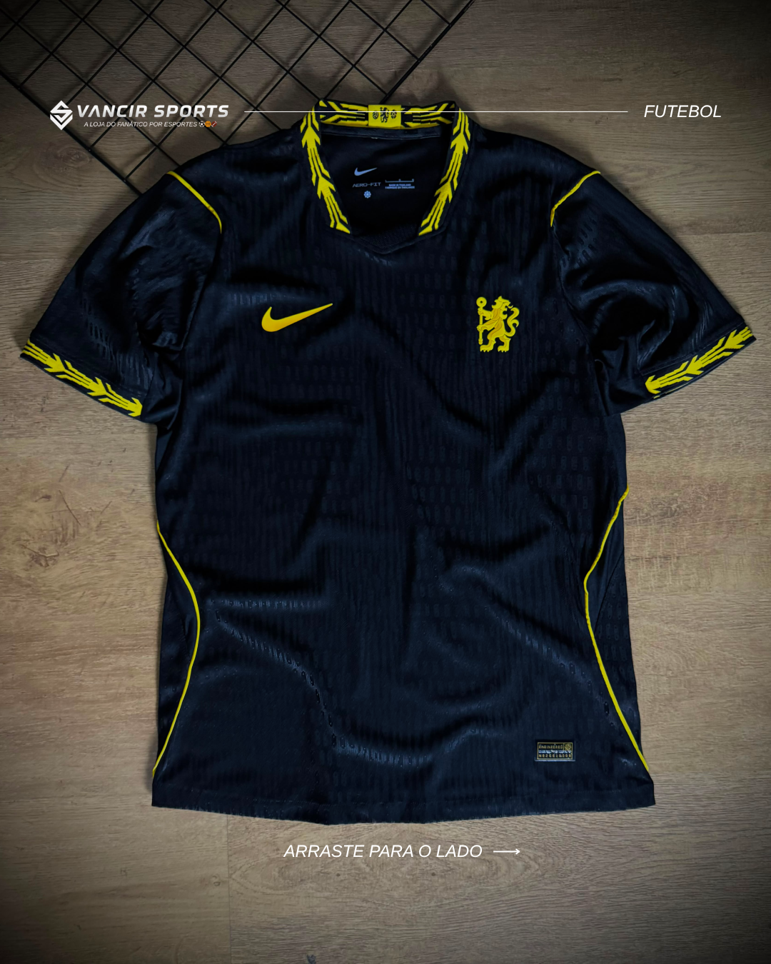 Camisa Chelsea Away 2026 - Versão Jogador - Pronta entrega