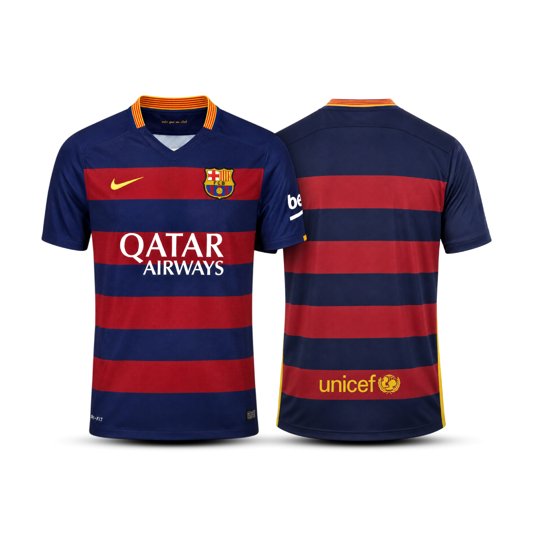 Camisa Retrô Barcelona Home 15/16 Nike Torcedor Masculina