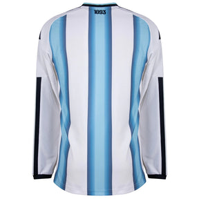 Camisa da Argentina Home Copa 2026 - Versão Jogador Manga Longa