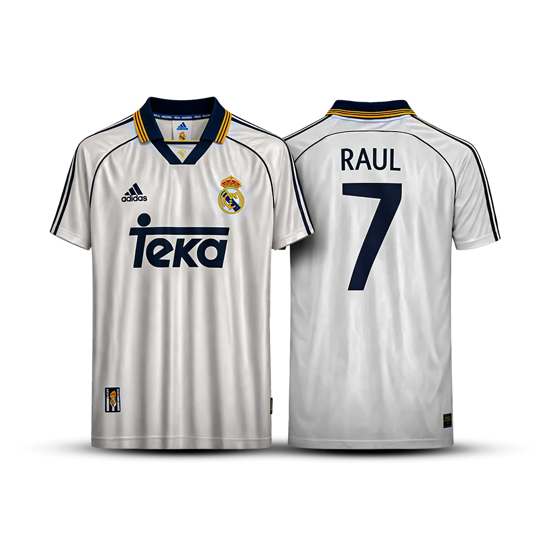 Camisa Real Madrid Retrô 1999/00 Home – Raul #7