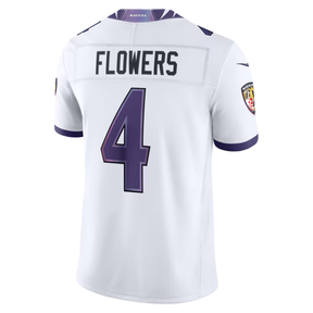 Camisa NFL Baltimore Ravens Vapor Limited White 2026 - Zay Flowers