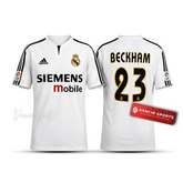Camisa Real Madrid Retrô 2004 - Bechkam  - Pronta entrega